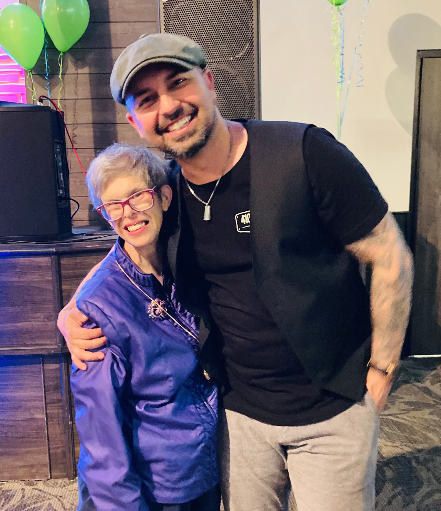 Supported Independent Living - two people smiling at camera